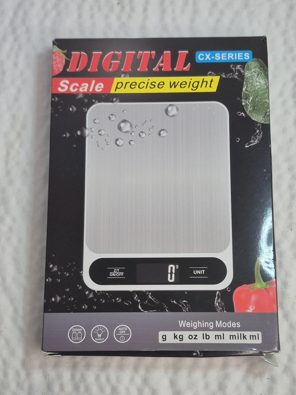 DIGITAL CX-Series Stainless Steel Digital Scale - Silver